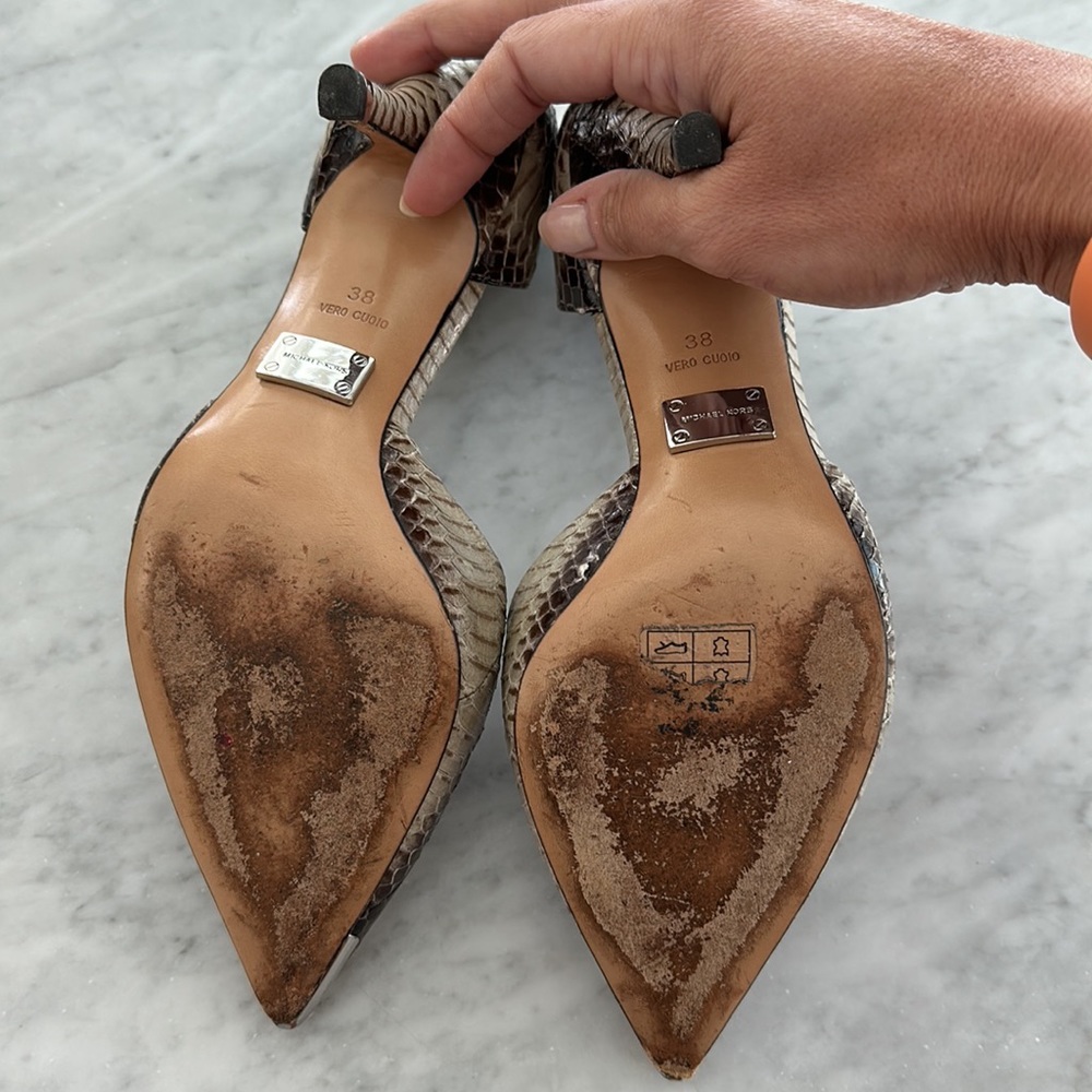 Michael Kors Collection Python Heels Size 38/8 - image 6